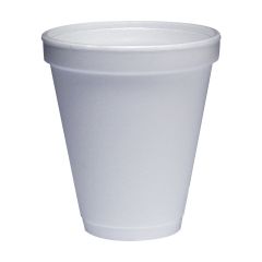 Foam Drink Cups, 12oz, White, 25/Bag, 40 Bags/Case