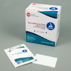 Non-Adherent Dressing, 2x3", Sterile