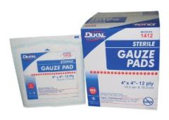 Gauze Pads, Sterile, 4" x 4"