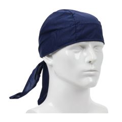 EZ-COOL EVAP. COOLING TIE HAT, ELASTIC FIT, COWBOY NAVY