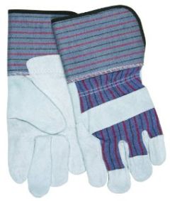 Premium Ladie's Gunn Cut Leather Gloves, Knit Wrist