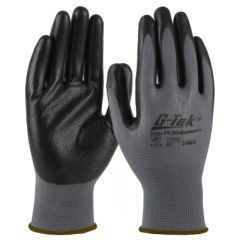 G-Tek® PosiGrip® Seamless Knit Polyester Glove with Nitrile Coated Foam Grip on Palm & Fingers, Size 9/LARGE, SOLD AS PAIR