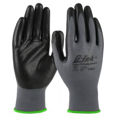 G-Tek® PosiGrip® Seamless Knit Polyester Glove with Nitrile Coated Foam Grip on Palm & Fingers, Size 8/MEDIUM, SOLD AS PAIR