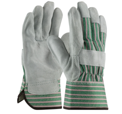 XXL (Jumbo) Leather Palm Gloves With 2.5" Safety Cuff
