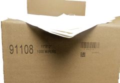Clean Cloth Wipers, 11 x 12, Flat, Bulk Pack