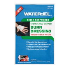 Burn Dressing, First Responder, 4x4", Nonwoven Water-based Gel, Sterile