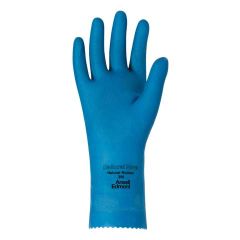 Blue latex gloves, S