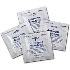 Antiseptic Wipes, 5x8, 100/bx