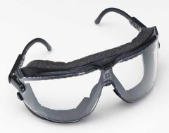 Dust GoggleGear, Large, Black, Lens: Clear