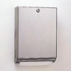 Paper Towel Dispenser, C-Fold/Multi, Lock, Ea