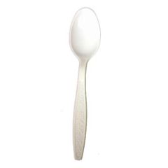 Heavy Weight Teaspoons, White, Bulk Pack, 1000/cs