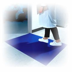 Poly High-Tack Mats, Blue, 36 x 36, with Durable Tape Backing