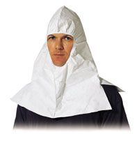 Tyvek Hoods, Chest Length, Elastic Face, 100/case