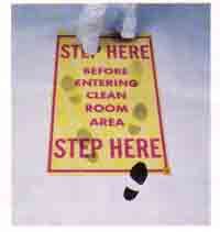 Poly High-Tack Message Mat, 26"x45"