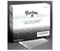 Cotton Tipped Applicator, Wood Handled, 3"