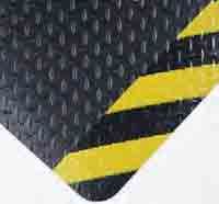 No. 495 Mat, 2'x60', Black/Yellow