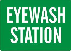 EYE WASH STATION, 7X10, Plastic (.040)
