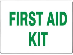 FIRST AID KIT, 3X5, Adhesive Vinyl