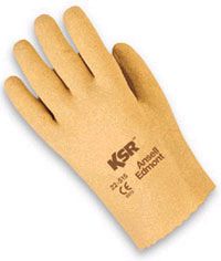 Ansell Edmont KSR Vinyl Coated Gloves, Knit Lined