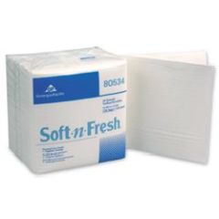 Soft'N Fresh Washcloth, 1/4 Fold, 1-Ply, 20/50's