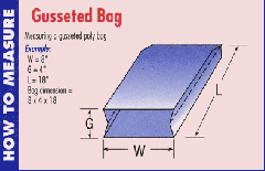 Polybags, 10" x 8" x 24" x 2 mil, Gussetted, Clear, 500/cs