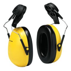 H9P3E PELTOR YELLOW CAP-MOUNT EARMUFF; 23 dB NRR