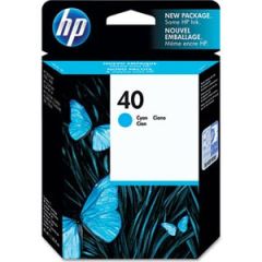 HP 40 Cyan Inkjet Print Cartridge