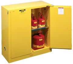 Safety Cabinet, 2 Door, manual close, 65" x 43" x 18"