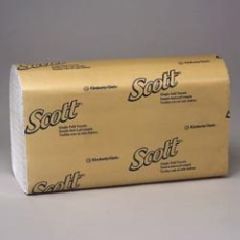 Scott Single Fold Towel, White, 16/250's
