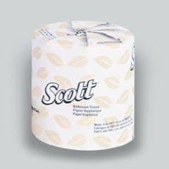 Scott Bathroom Tissue, White, 2 Ply, 80/605's