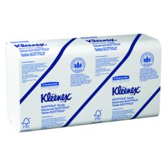 Kleenex Scottfold Paper Towels, White
