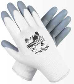 Ultra Tech Air Infused Gloves, Nitrile Dipped, M