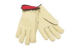 Drivers gloves, 8 oz. red jersey lined, S