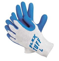 Cotton/polyester shell, textured latex palm dip, XL