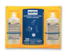 Eye & skin flush double station, individual, 32 oz.