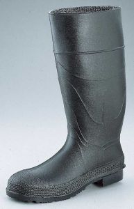 Servus PVC Knee Boots, 8, Plain toe, 16"