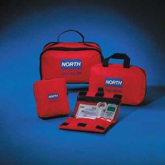 Medium kit w/carrying handles and belt loops for portability