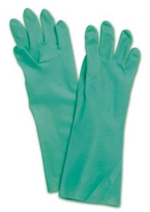 NitriGuard 13" Gloves, 11 mil, 8, Liner, Sanitized