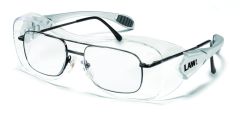 Law OTG Safety Glasses, Silver Frame, Clear AF Lens
