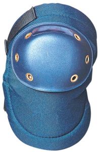 Hard Plastic Cap Knee Pads, Blue