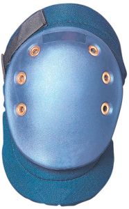 Rubber Cap and Soft Foam Knee Pads, Blue