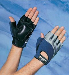 Terry Back Anti-Vibration Gloves, XL, Blue