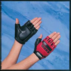 Deluxe Anti-Vibration Gloves with Padded Back, XL, Red/Black