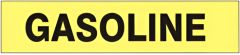 GASOLINE - PIPE MARKER, 2.25X12, Adhesive Vinyl