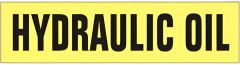 HYDRAULIC OIL PRESSURE SENSITIVE DECAL, 2.25x9, Adhesive Vinyl