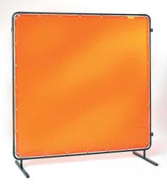 16 mil PVC orange welders screen, 6' x 6'