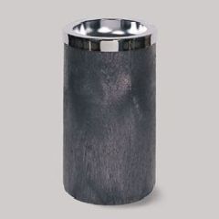 Smoking Urn with Top, Black/Chrome, 1/Ctn
