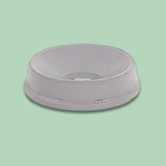 Untouchable Round Funnel Top, Gray, 4/Ctn