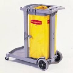 Flexi 2000 Cleaning Cart, Gray, 1/Ctn