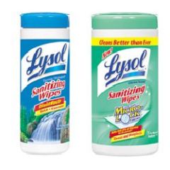 Lysol Sanitizing Wipes, Citrus Scent, 6/110 Ct